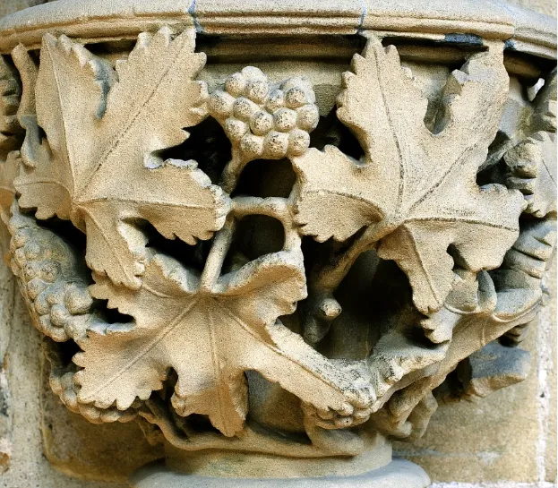Stone carving detail with kind permission of Southwell Cathedral Chapter. Photo by Richard Jarvis.