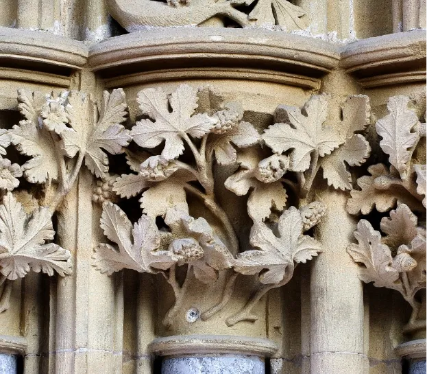 Archway carving with kind permission of Southwell Cathedral Chapter. Photo by Richard Jarvis.