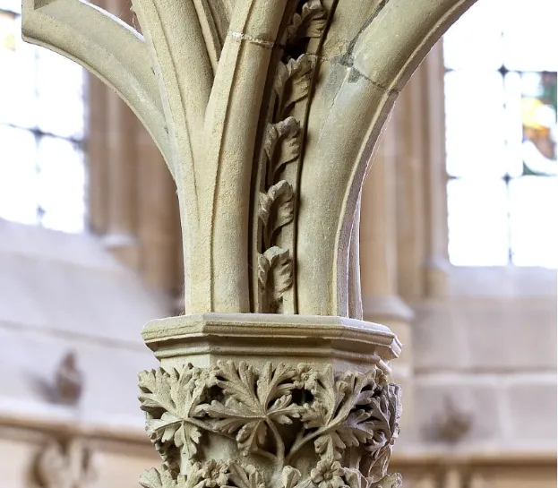 Chapter House entry leaves with kind permission of Southwell Cathedral Chapter. Photo by Richard Jarvis.